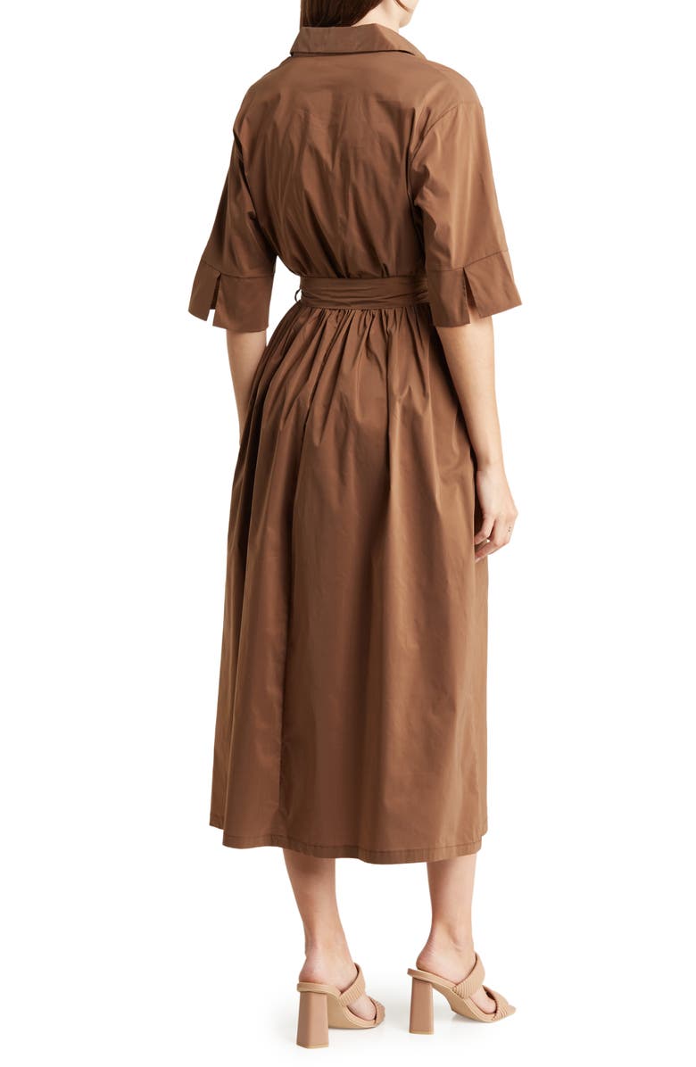 MELLODAY Wear Everywhere Tie Waist Shirtdress, Alternate, color, 