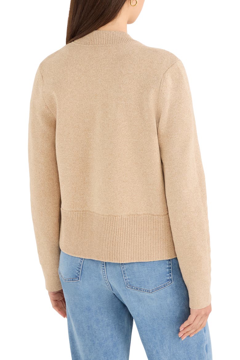 Knit Bomber Jacket, Alternate, color, JUTE