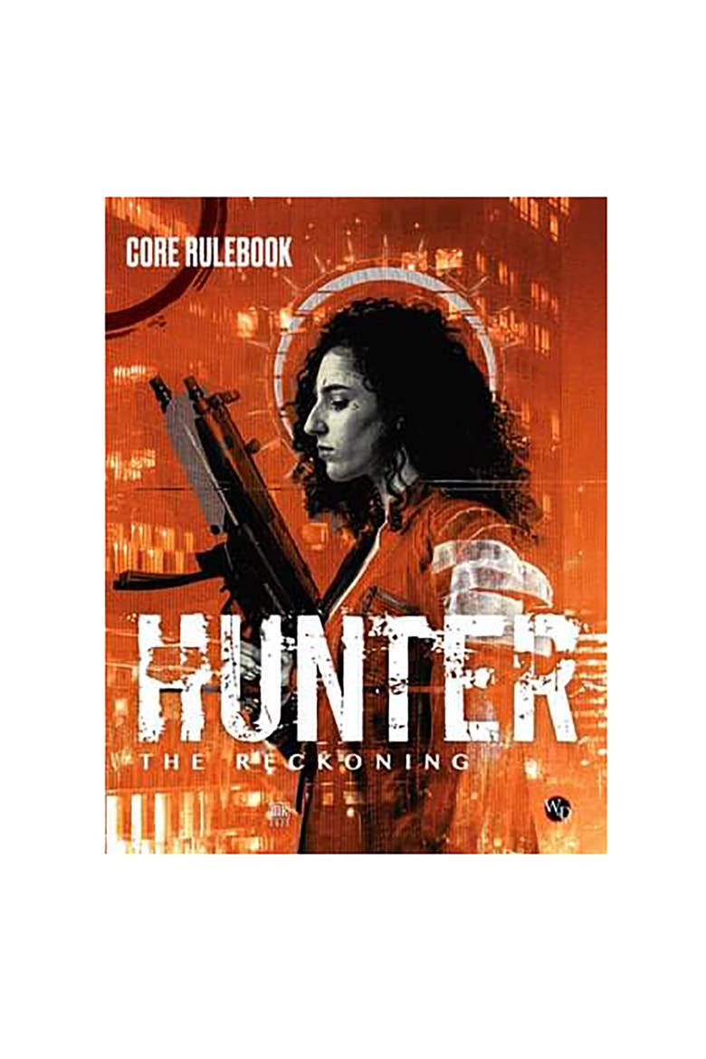Hunter The Reckoning 5th Edition Roleplaying Game Core Rulebook, Alternate, color, Multicolored