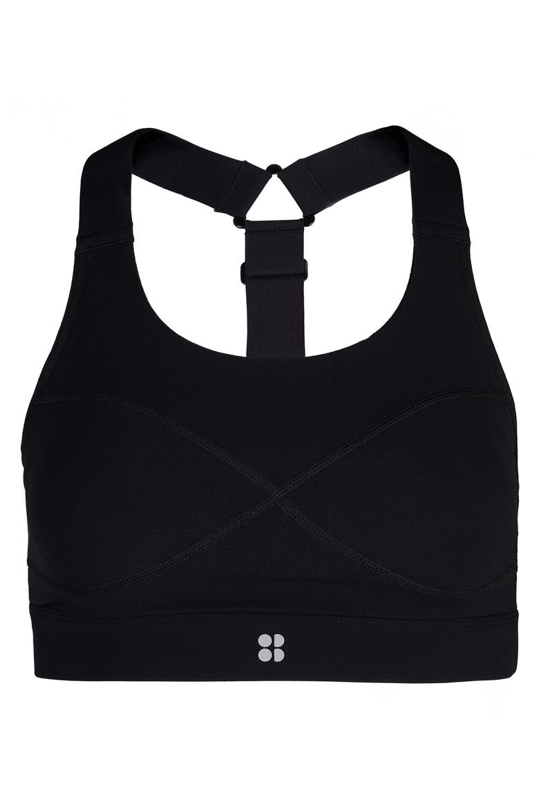 Power Medium Impact Sports Bra, Alternate, color, BLACK