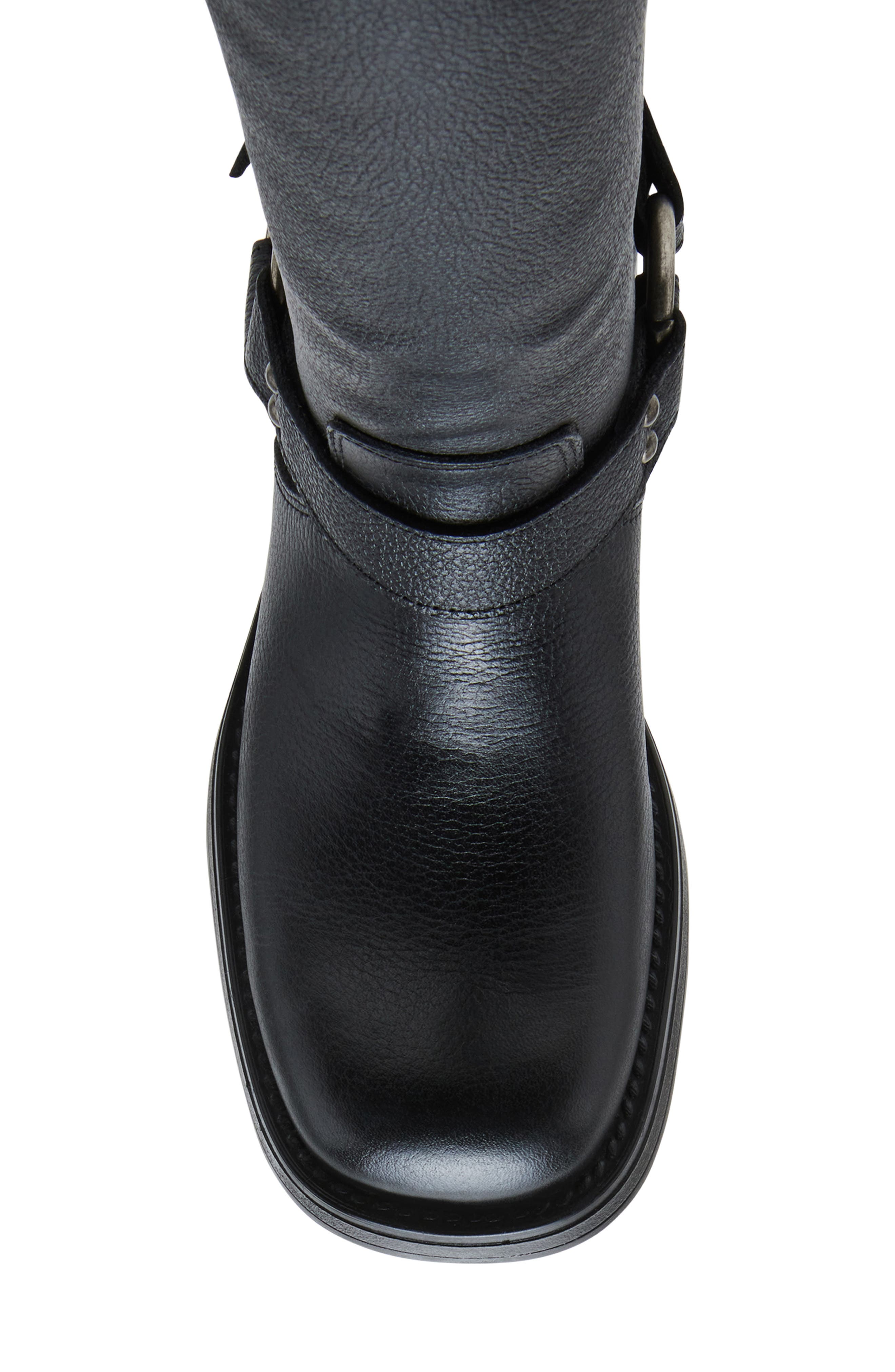 Steve Madden Astor Knee High Moto Boot, Alternate, color, 