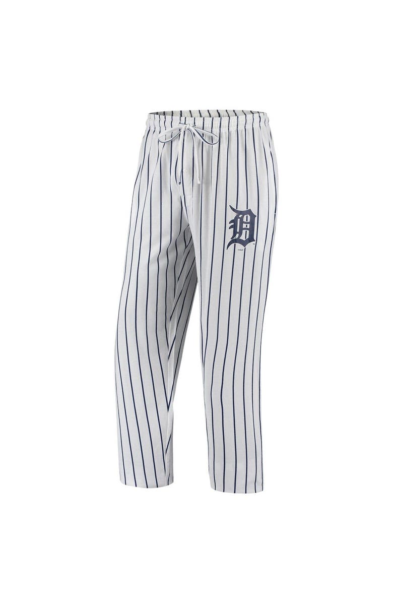 CONCEPTS SPORT Men's Concepts Sport White Detroit Tigers Vigor Pinstripe Pants, Alternate, color, 