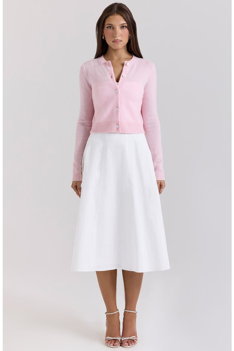 Alliana Wool Cardigan, Alternate, color, ICY PINK