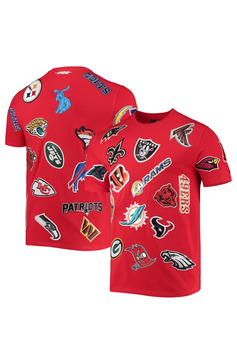 PRO STANDARD Men's Pro Standard Red NFL League Wordmark T-Shirt, Main, color, Red