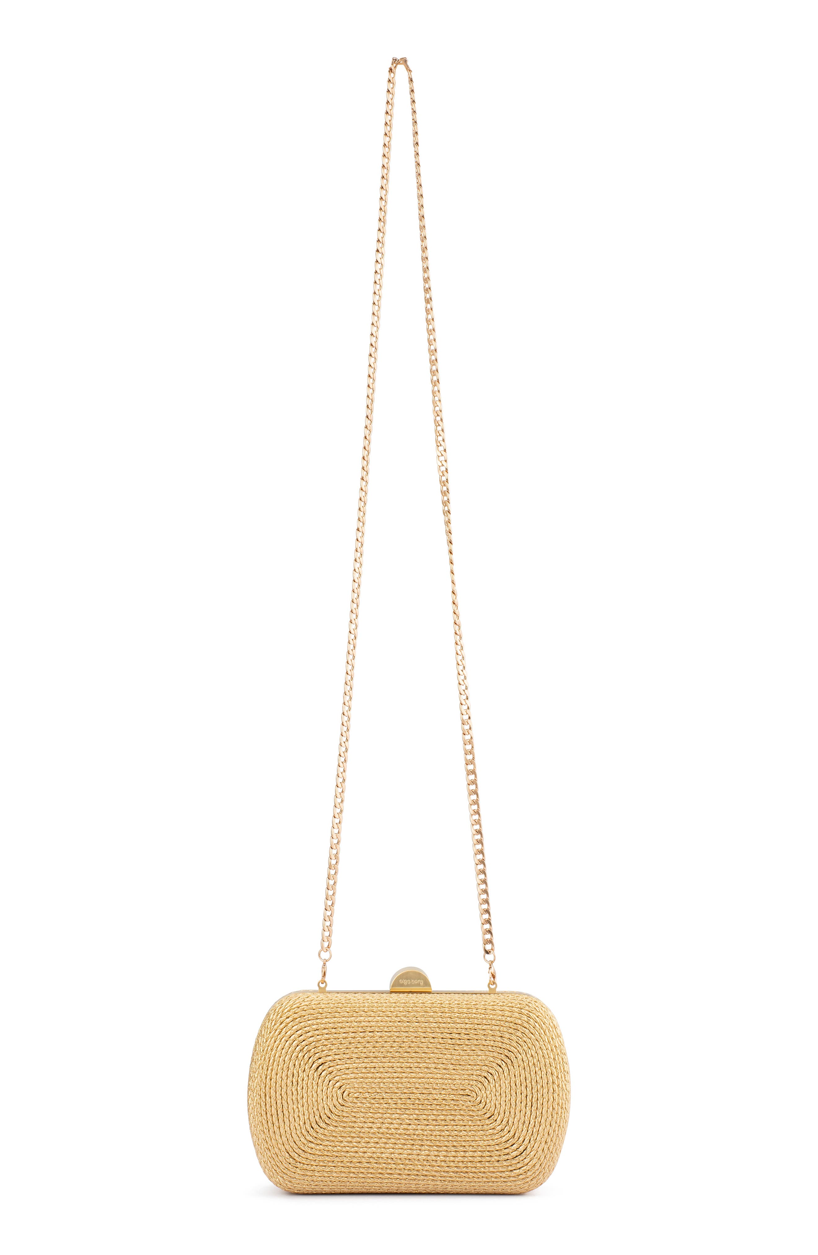 Martina Rope Clutch, Alternate, color, GOLD
