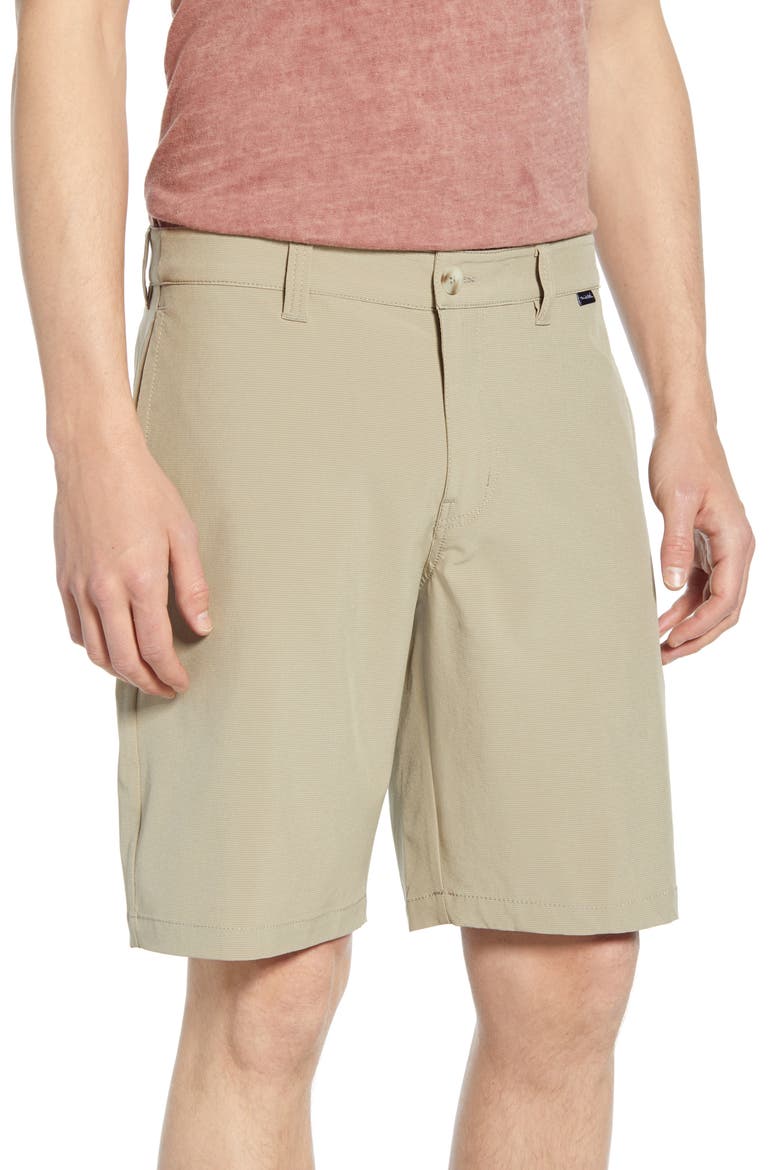 Carlsbad Performance Shorts, Main, color, LIGHT KHAKI