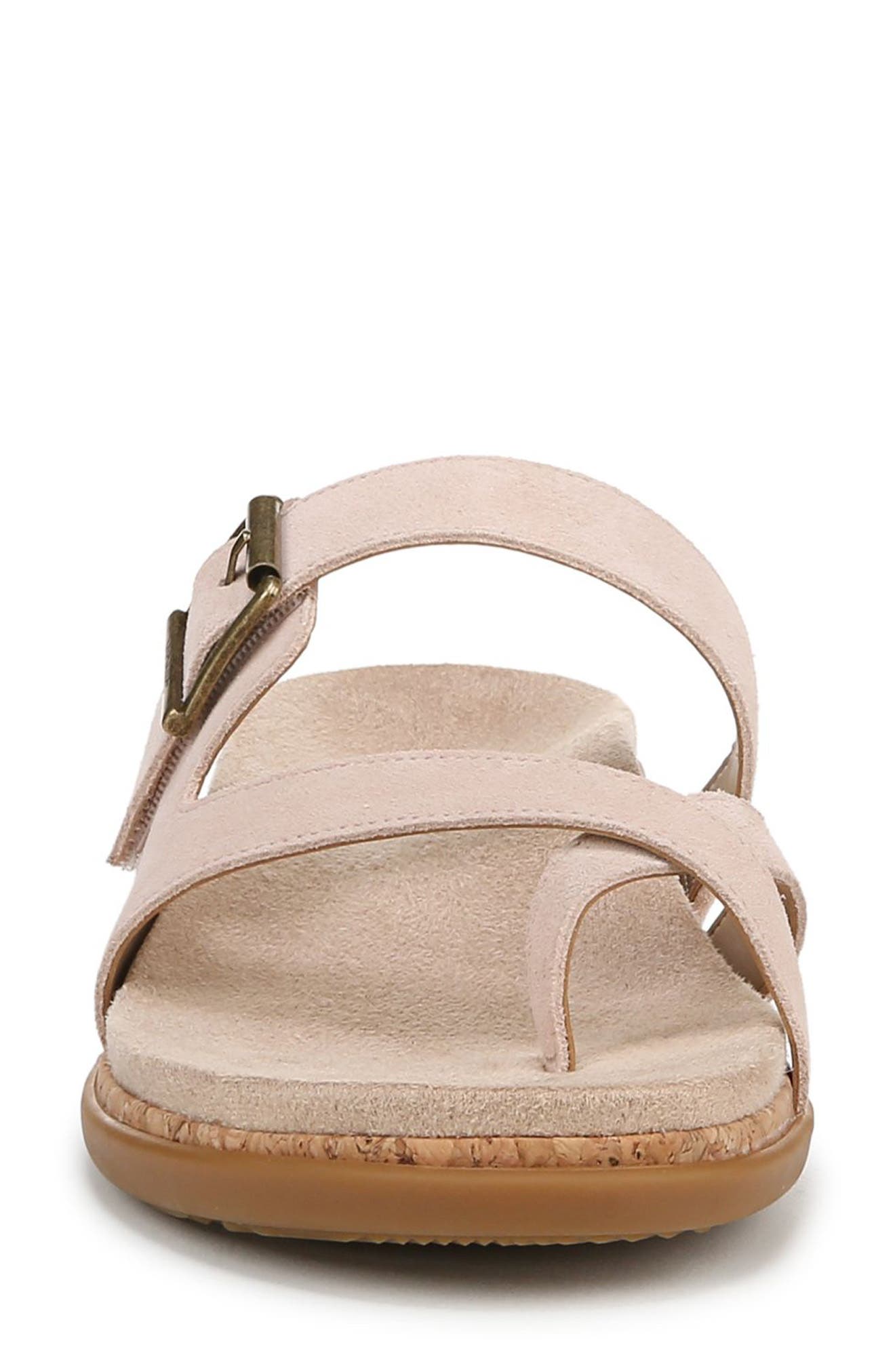 Vionic Carmela Platform Sandal, Alternate, color, Cameo Rose Suede