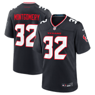 Nike Men's Nike David Montgomery Navy Houston Texans Game Jersey