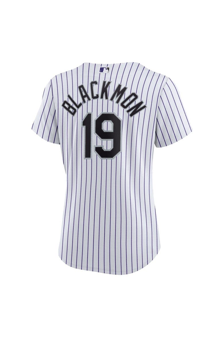 Women's Nike Charlie Blackmon White Colorado Rockies Home Replica Player Jersey, Alternate, color, WHITE
