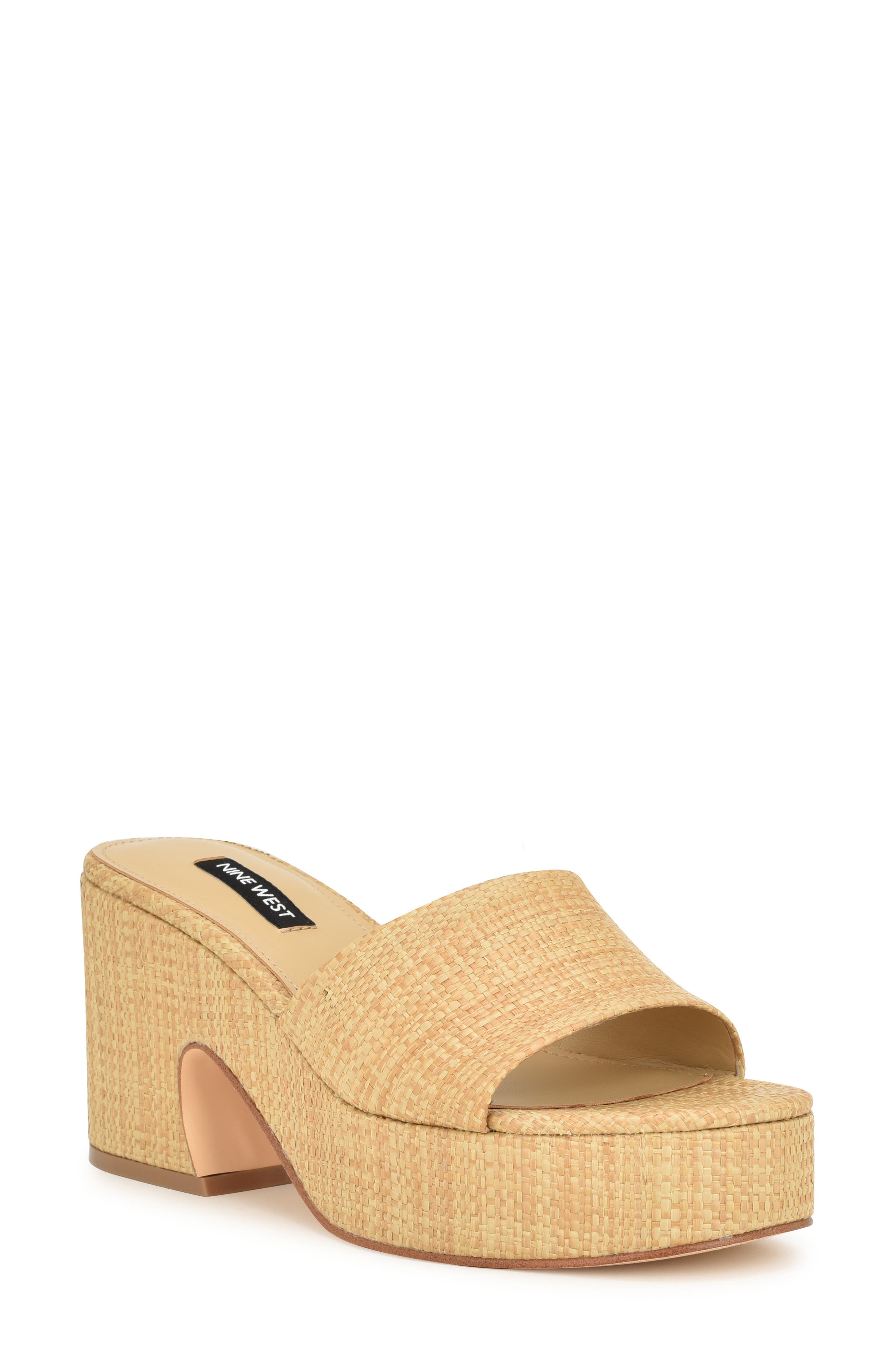 Nine West Boone Platform Slide Sandal, Main, color, 