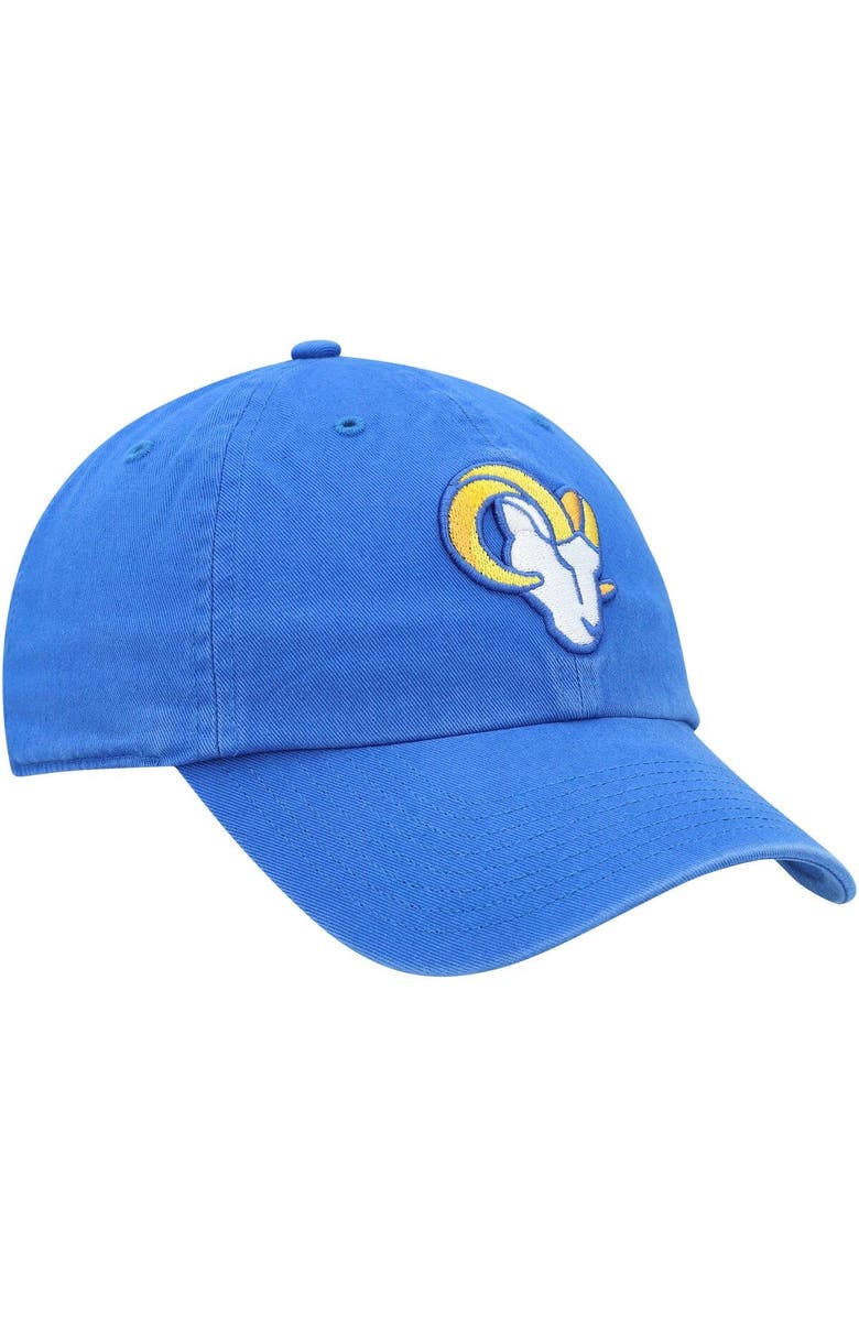 '47 Men's '47 Royal Los Angeles Rams Clean Up Primary Logo Adjustable Hat, Alternate, color, Royal