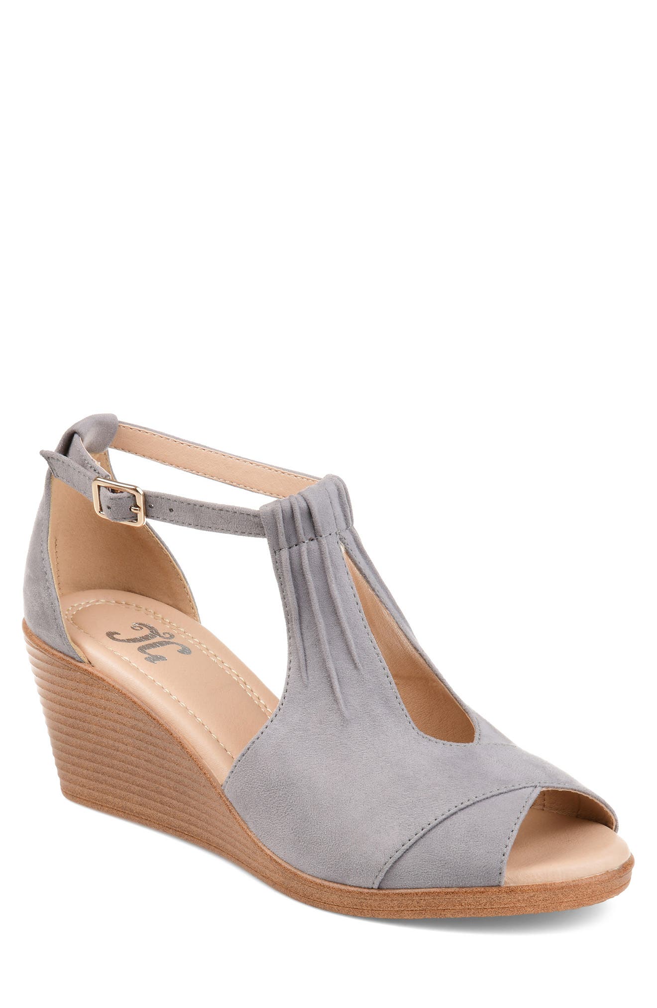 Journee Collection Kedzie Wedge Sandal - Wide Width