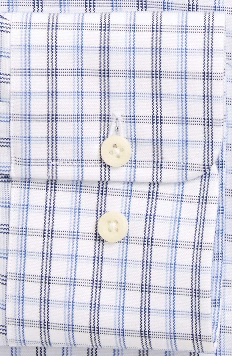 David Donahue Regular Fit Check Dress Shirt, Alternate, color,