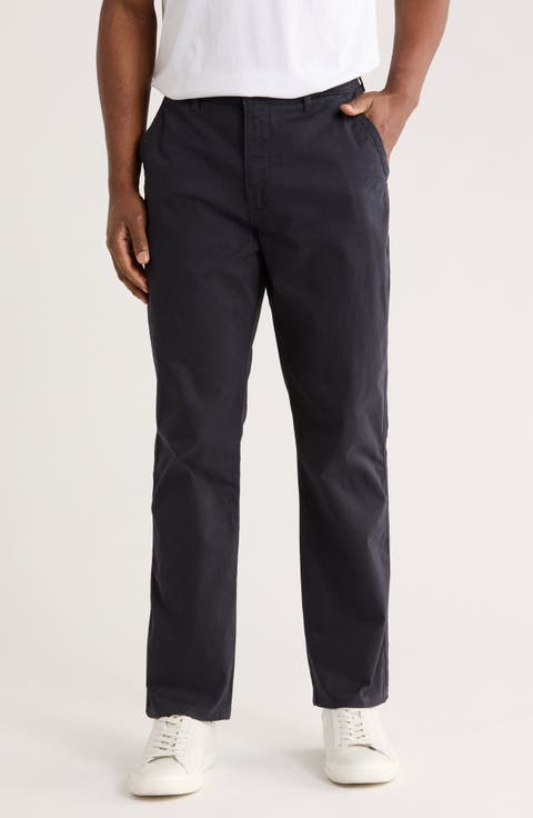 Sateen Flat Front Pants