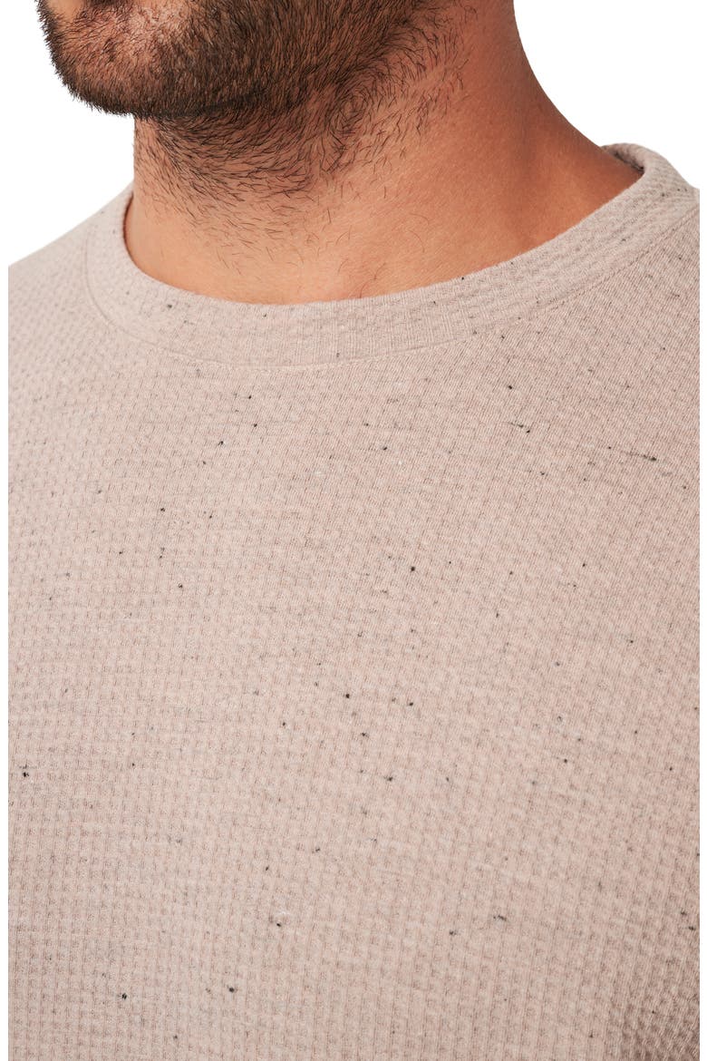 Cloud Waffle Crewneck Tee, Alternate, color, OXFORD TAN