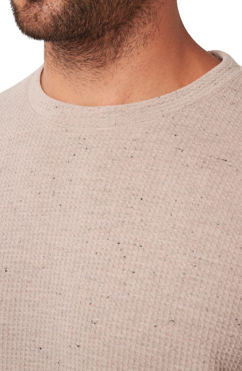 TravisMathew Cloud Waffle Crewneck Tee, Alternate, color, Oxford Tan