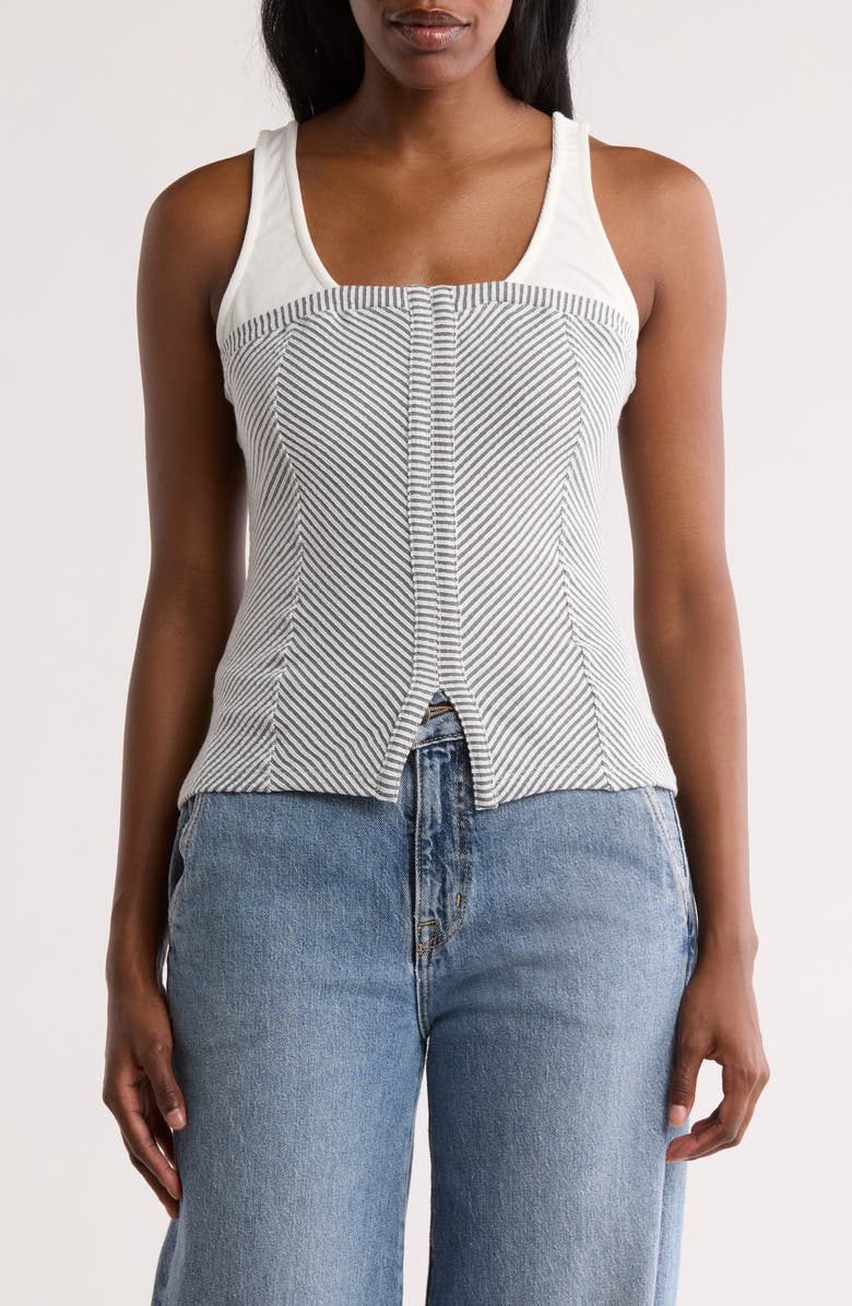 Vigoss Corset Tank Top, Main, color, 