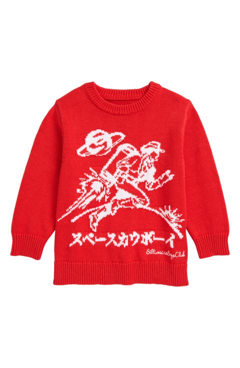 Kids' BB Astro Wrangler Cotton Crewneck Sweater (Toddler, Little Kid & Big Kid)