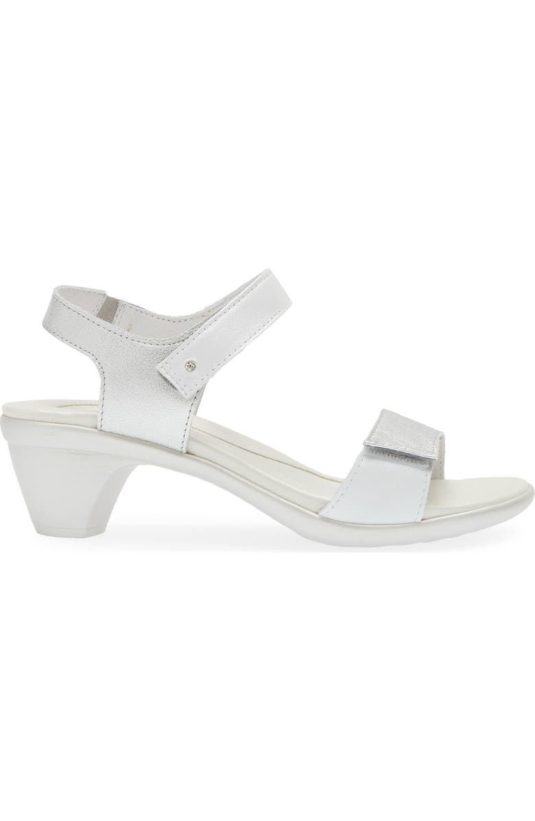 Naot Extant Sandal, Alternate, color, Silver/ Pearl White