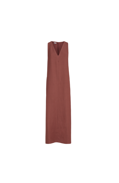 Fluid twill dress