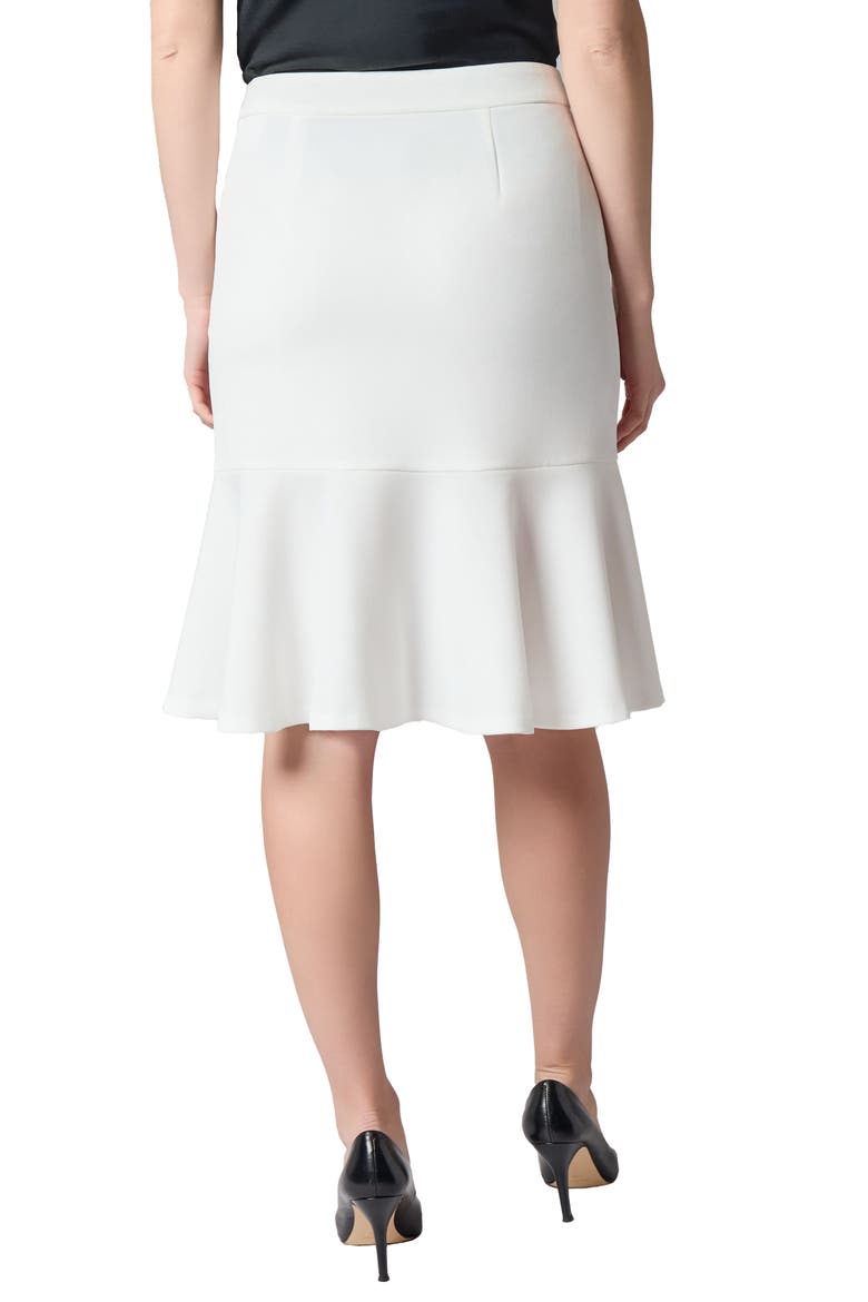 Flounce Hem Skirt, Alternate, color, LILY WHITE
