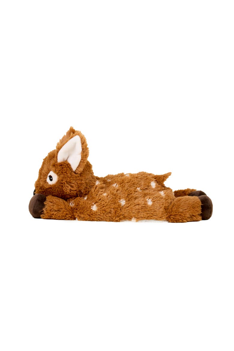 Laying Down Deer Plush Toy, Alternate, color, Medium Brown