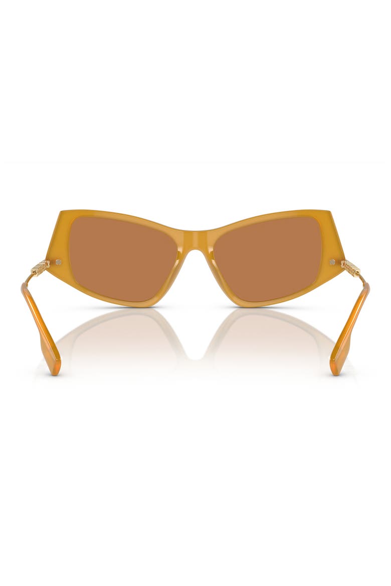 52mm Irregular Sunglasses, Alternate, color, YELLOW