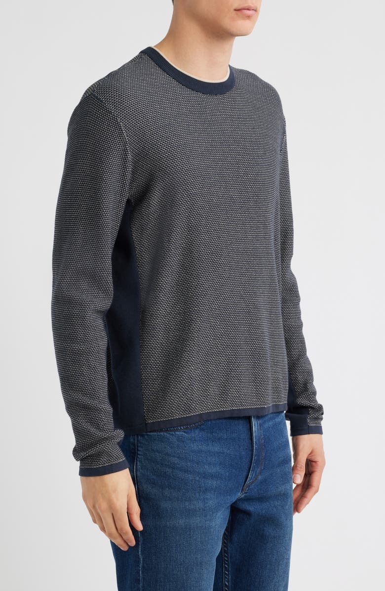 rag & bone Norton Crewneck Sweater, Alternate, color, Navy