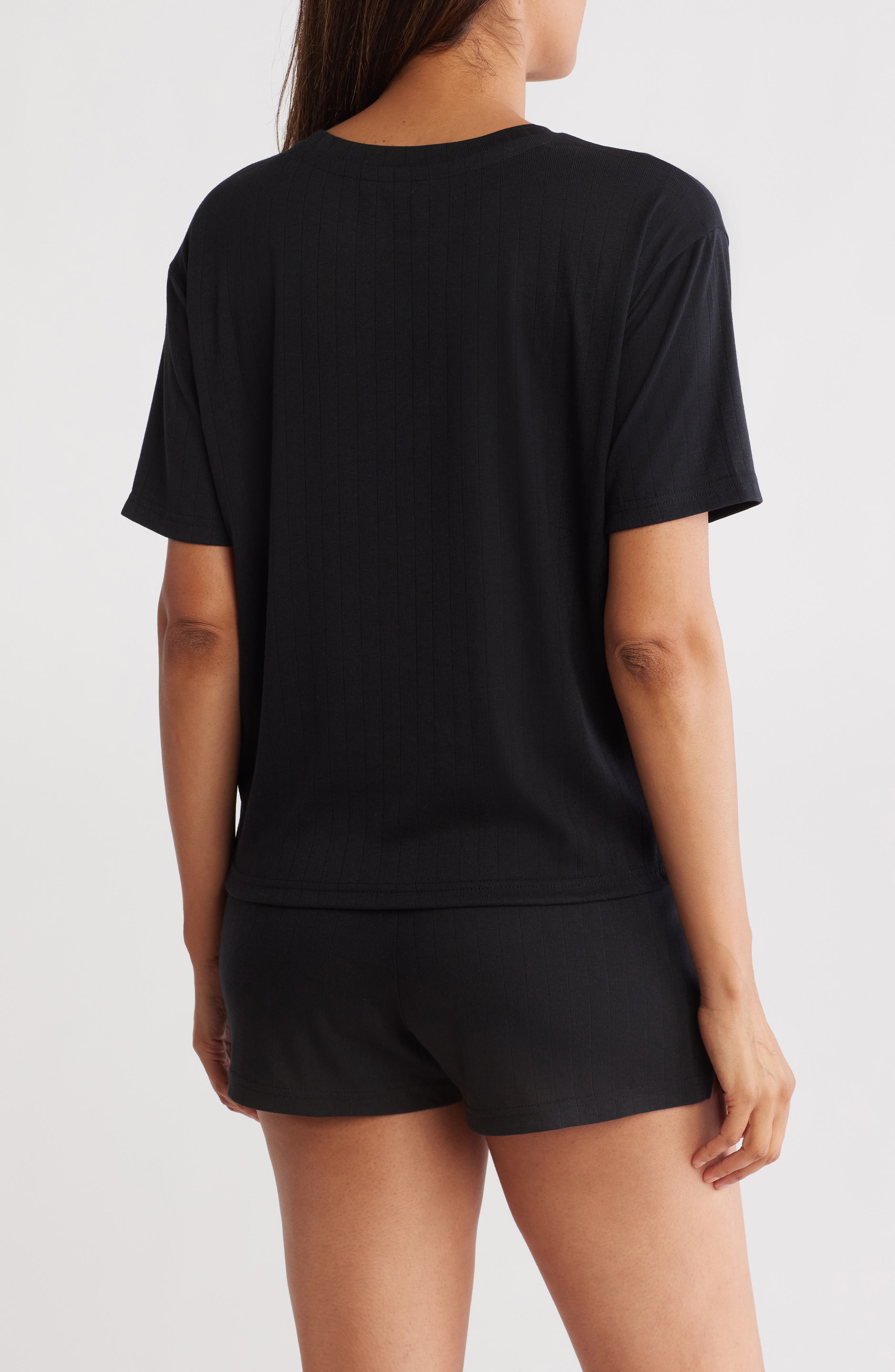 Nicole Miller Rib Short Pajamas (Women) | Nordstromrack