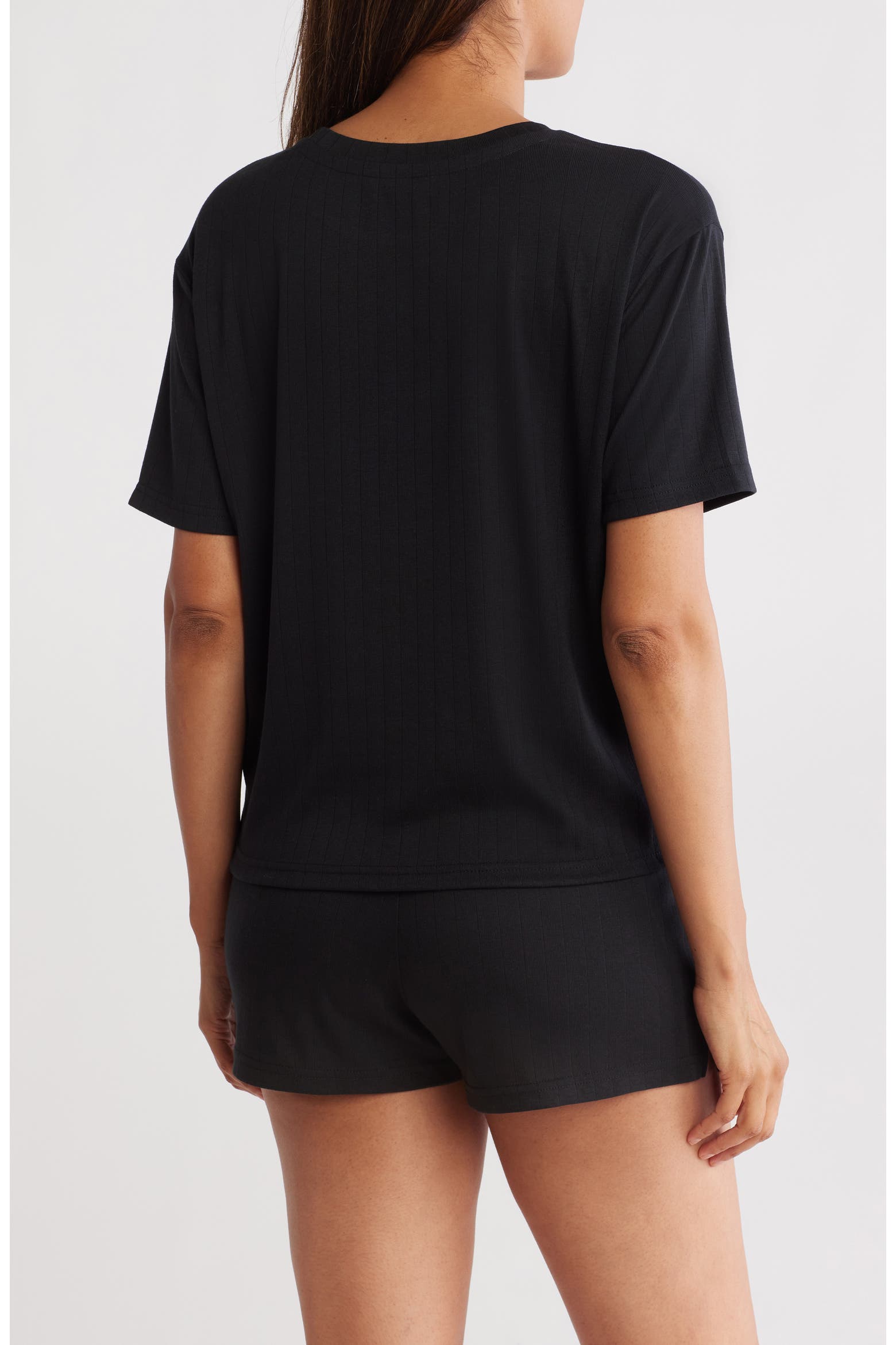 Small Rib Cuts Nicole Miller Rib Short Pajamas (Women) | Nordstromrack
