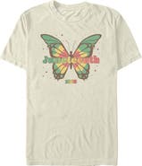 Lost Gods Men's Lost Gods Colorful Juneteenth Butterfly  Graphic T-Shirt