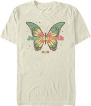 Lost Gods Men's Lost Gods Colorful Juneteenth Butterfly  Graphic T-Shirt
