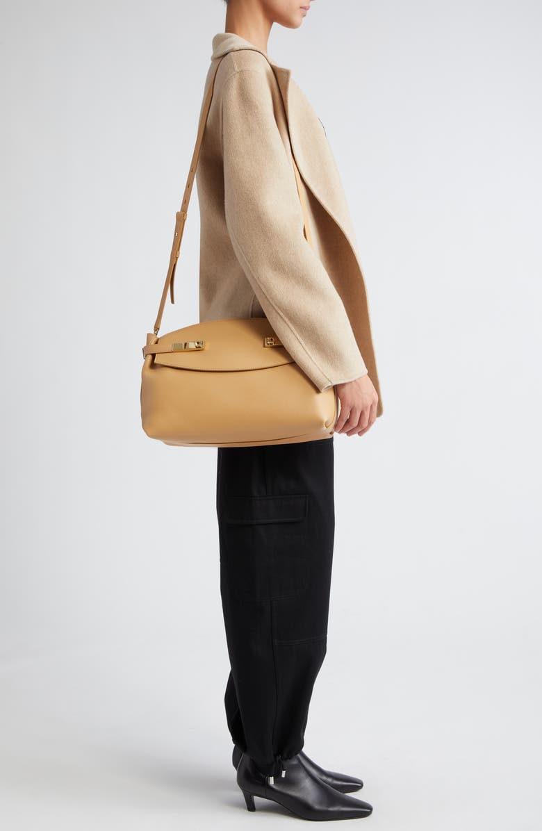 FERRAGAMO Large Hug Pouch Bag, Alternate, color,