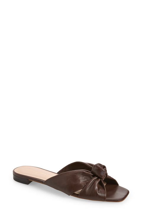 Claudette Mignon Knot Slide Sandal