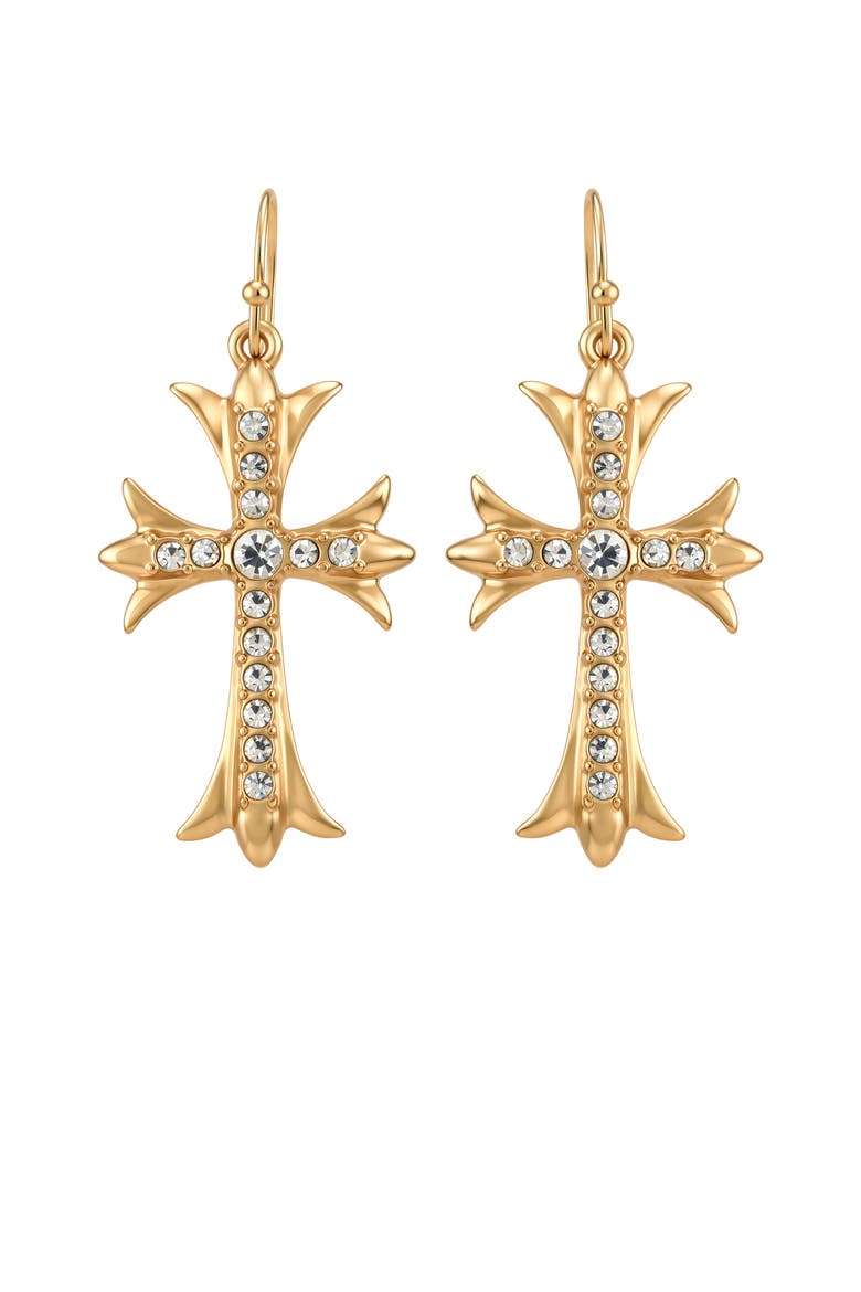 Linear Earrings, Main, color, Gold