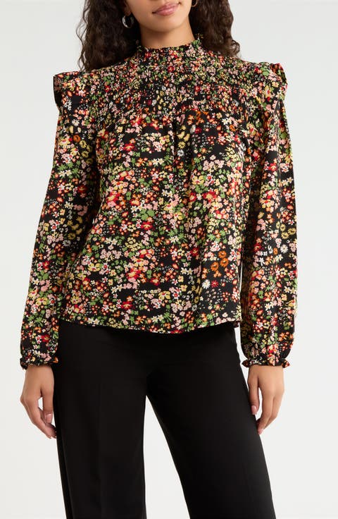 Malta Wildflower Smocked Top