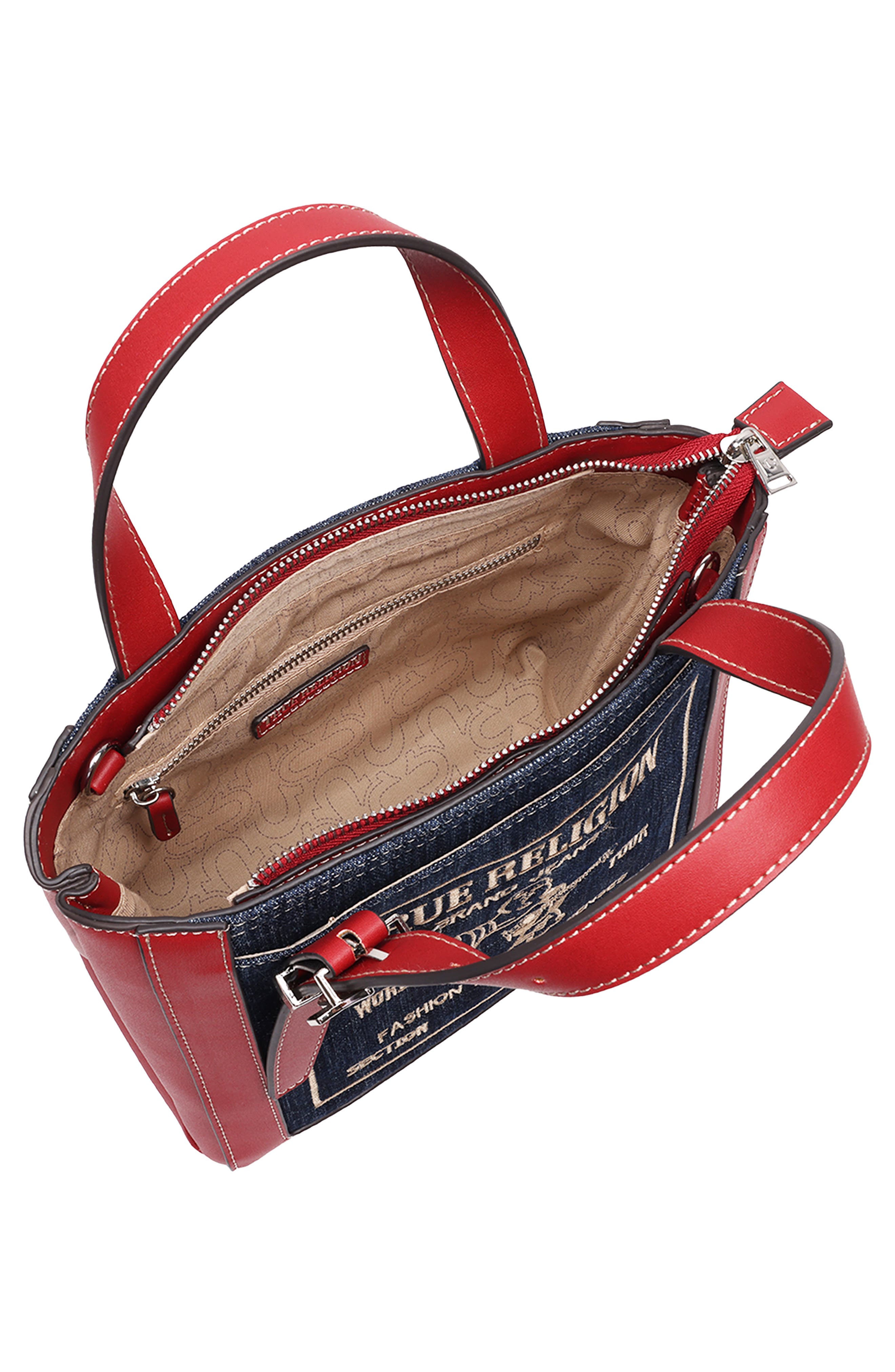 True Religion Arvin Budddha Crossbody Tote, Alternate, color, 