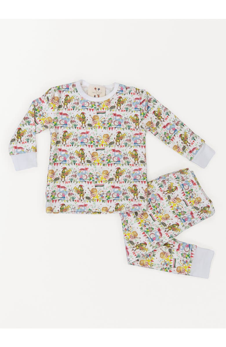 Timo & Violet The Two Piece Pajamas-Musical Jubilee, Main, color, White