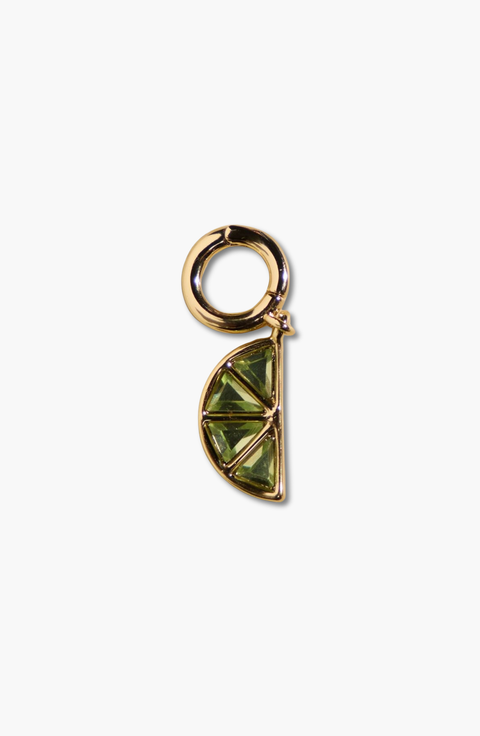Lime Wedge Charm