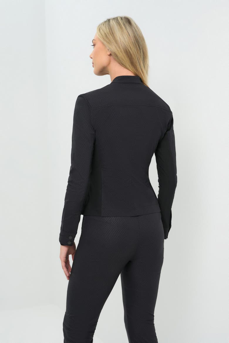 Embossed Kensington Ultra-Light and Mesh Moto Jacket, Alternate, color, Embossed Snake
