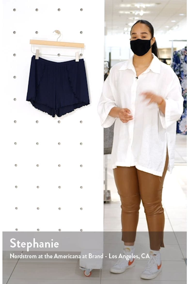 Second Skin Rib Pajama Shorts video