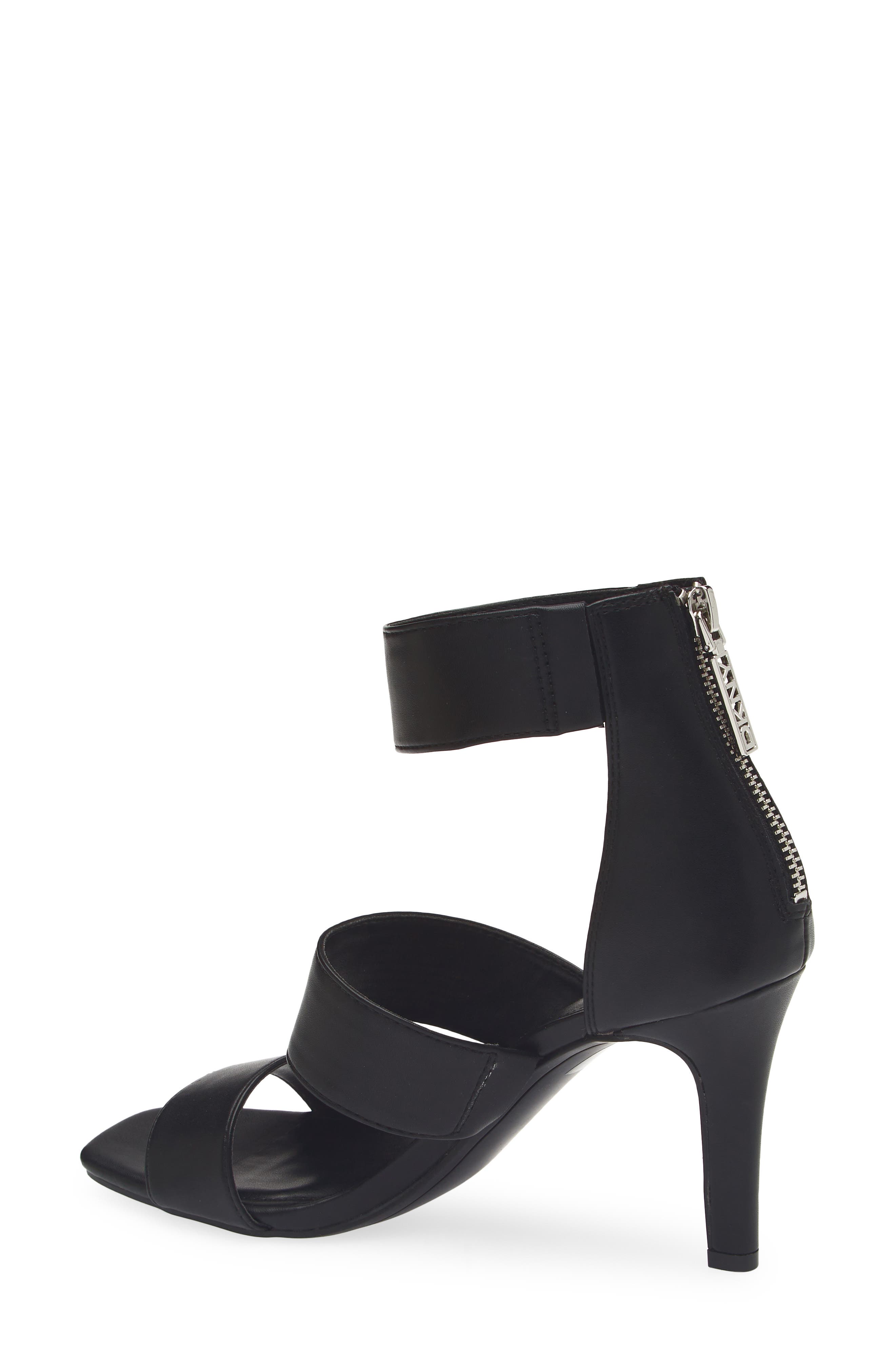 DKNY Bayzil Ankle Strap Sandal, Alternate, color, Black