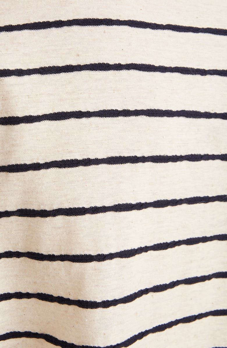 Loewe Anagram Embroidered Stripe T-Shirt, Alternate, color,