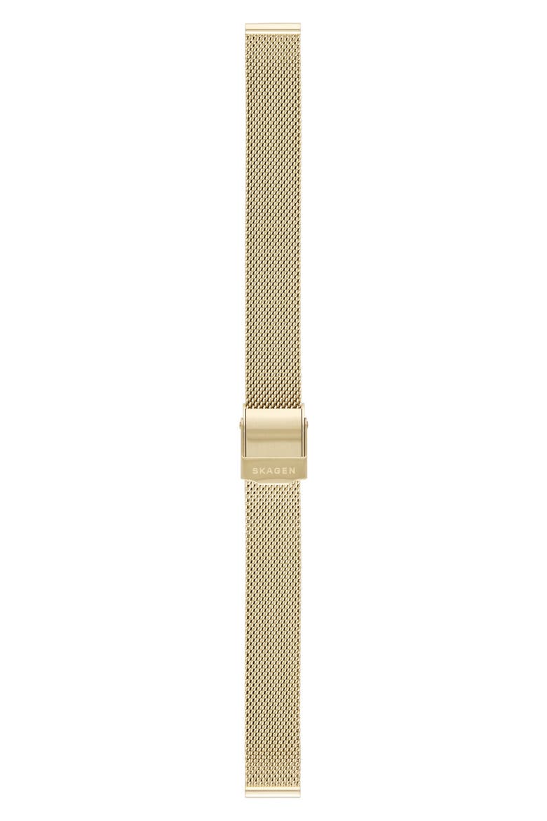 Mesh Watch Strap, 12mm, Alternate, color, GOLD