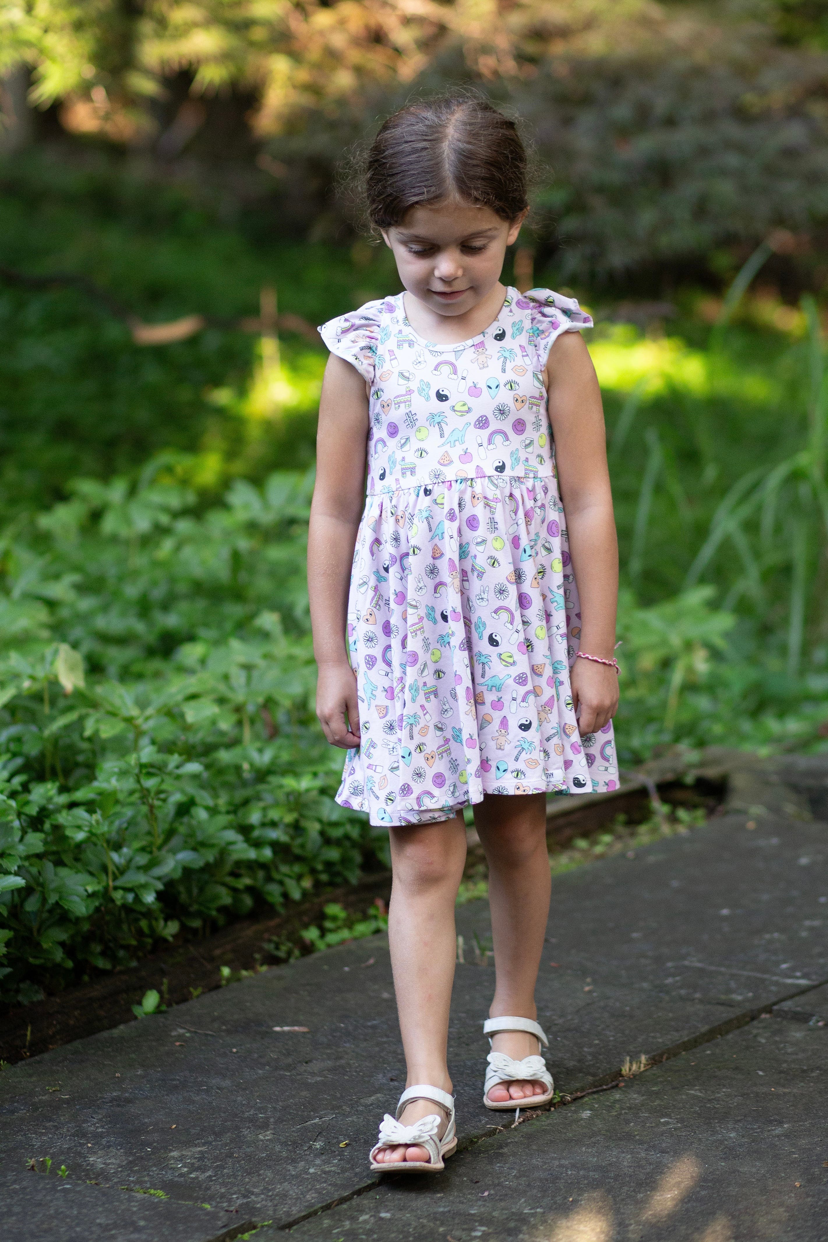 WORTHY THREADS Girls Racer Back Dress — фото 4