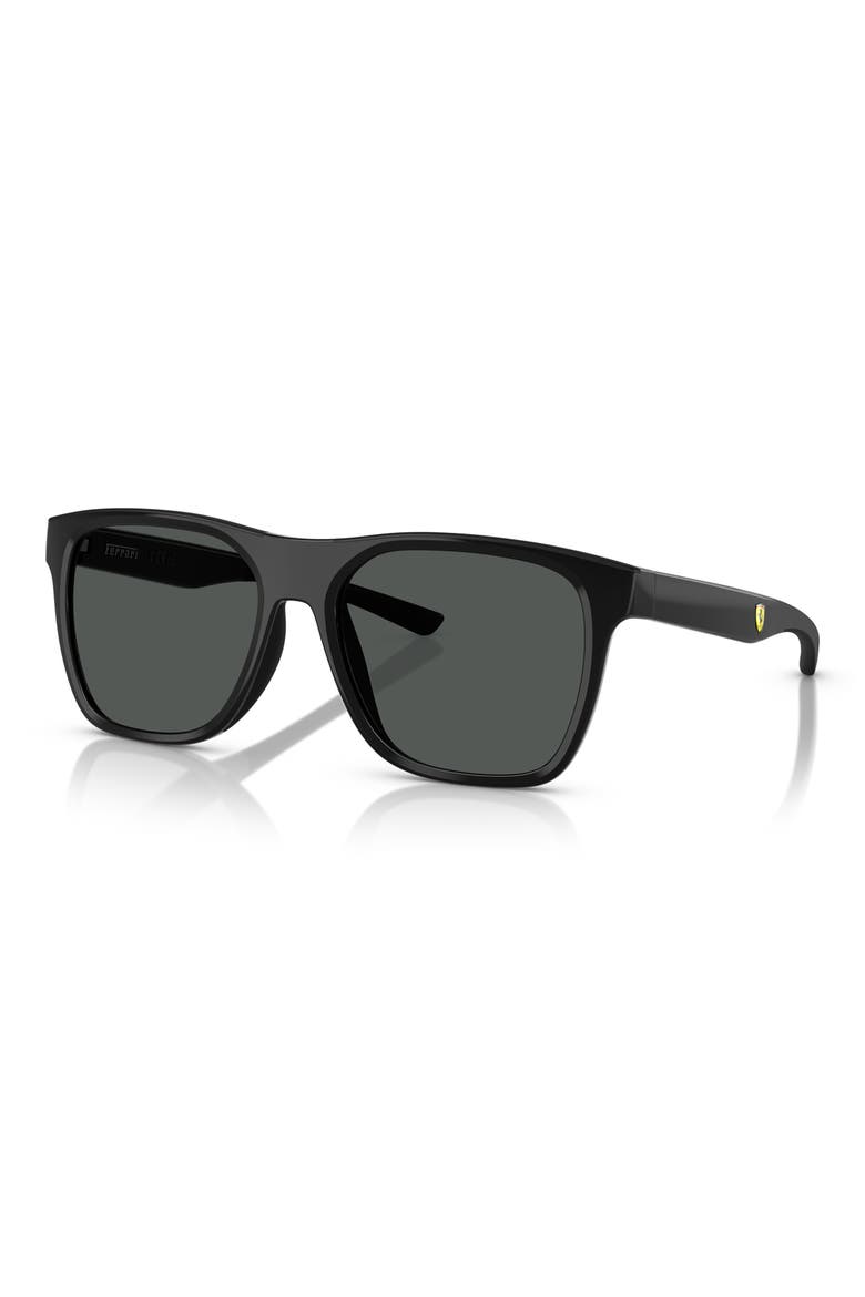 57mm Square Sunglasses, Alternate, color, GREY
