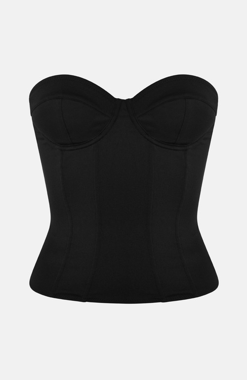 Ow Collection Reese Corset Top In Black
