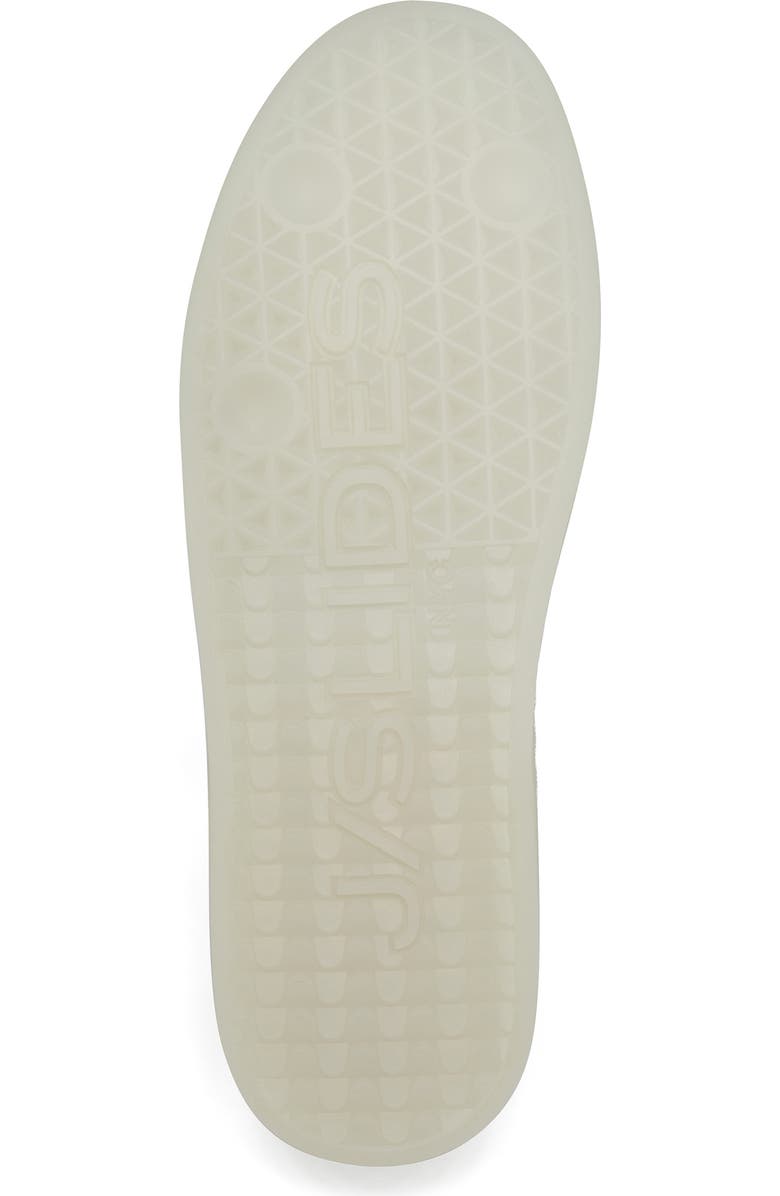 JSlides Hunter Leather Sneaker, Alternate, color, Silver