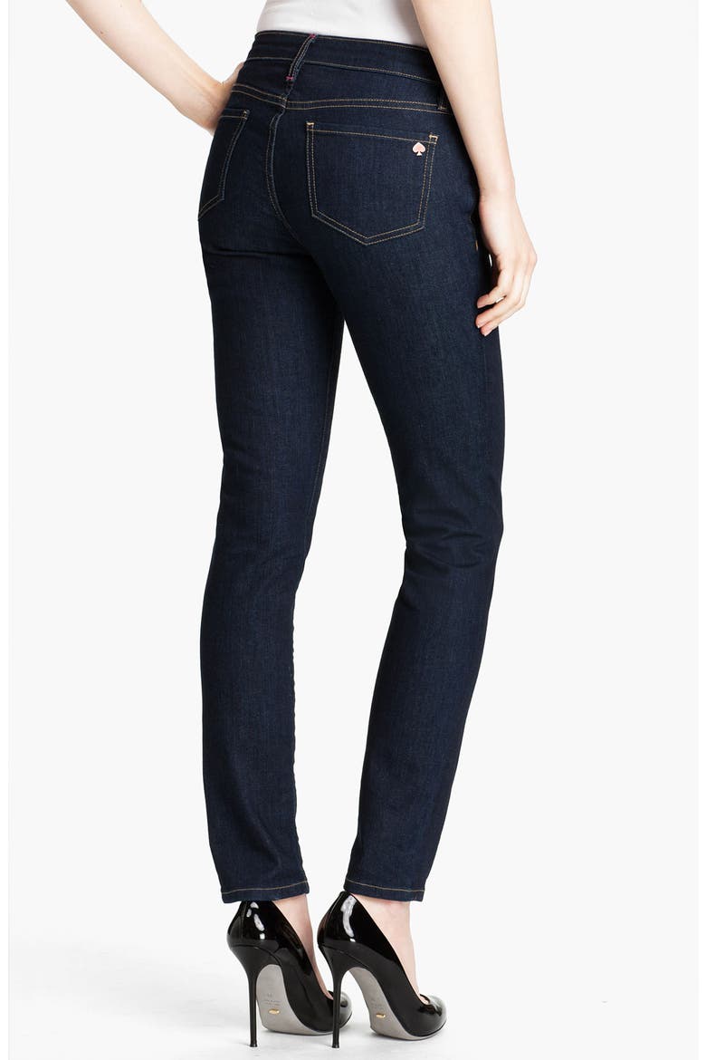 'broome street' skinny jeans, Alternate, color, INDIGO