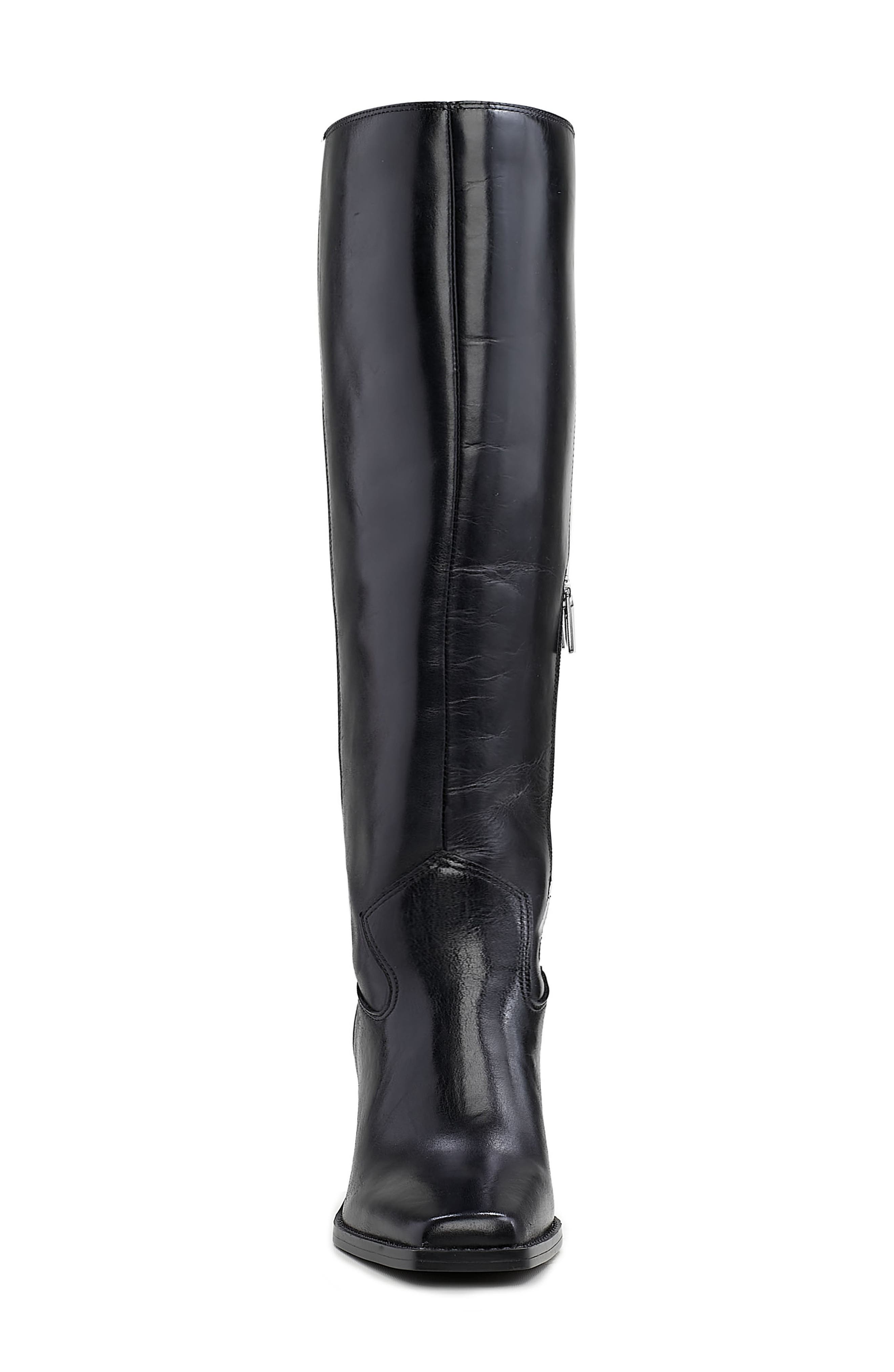 Vince Camuto Sangeti Knee High Boot, Alternate, color, Black Leather